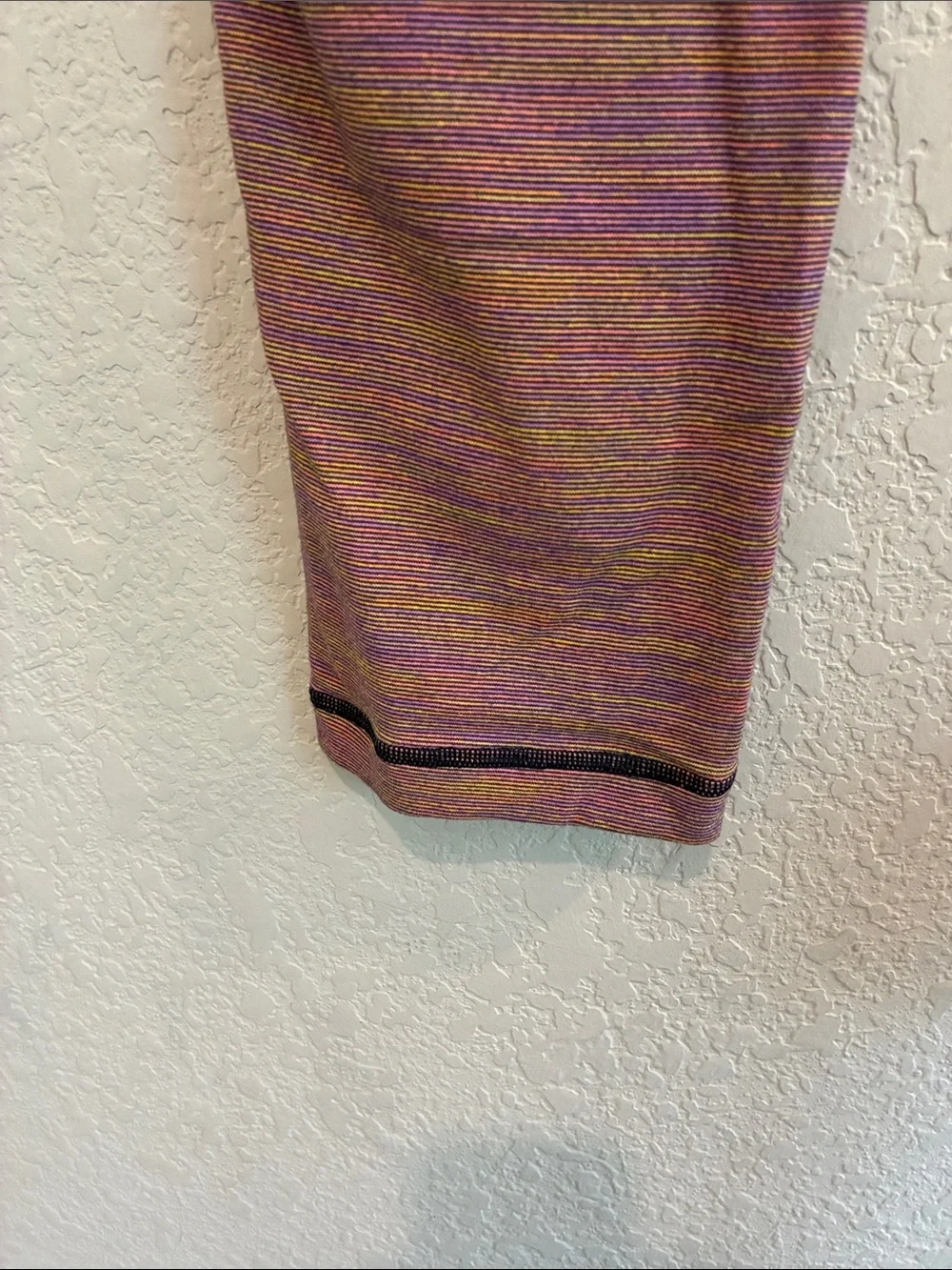 Girls' Purple Heather Capri Leggings - Brand Not Visible